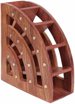 Wooden Remote Stand for Living Room , Remote & Mobile Holder for Table, Living Room Decorative Remote Case Dime Store
