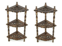 Thumbnail for Wooden Mini 3-Tier Side Corner for Livingroom & Home Decoration Folding Handmade Corner Shelf Dime Store