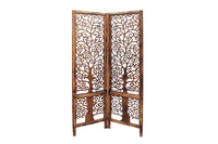Thumbnail for Folding Room Wooden Partition | Wall Screen Room Decor | Room Separator | Partition Curtains for Hall Room Divider Dime Store
