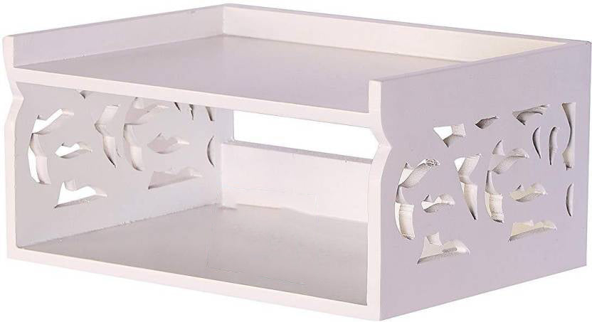 Setup Box Stand / Set Top Box Stand Wall Mount for Home Wall Shelf for Holding Speakers WiFi Router Game Console Remote Stand Dime Store