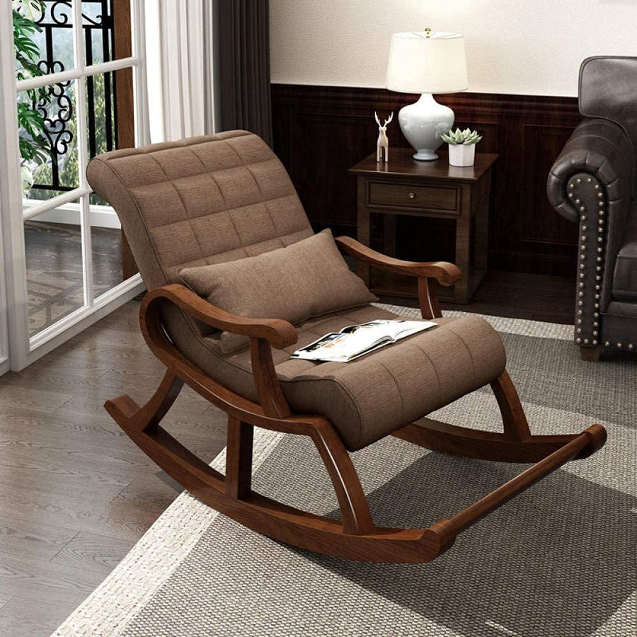 Rocking Chair Cushioned | Swing Chair Swaying Chair Aaram Chair Dime Store