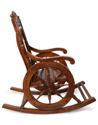 Thumbnail for Wooden Rocking Chair Swing Chair Swaying Chair Dime Store
