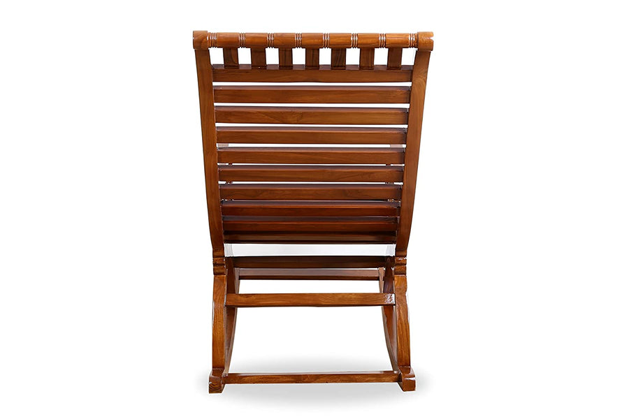 Sheesham Wood Ergonomic Rocking Chair Swaying Chair Aaram Chair Dime Store