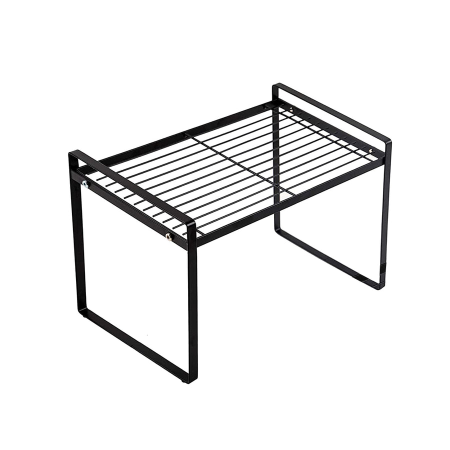 Stackable Kitchen Cabinet and Counter Shelf Organizer | Multipurpose Pantry Bedroom Bathroom Storage Racks Dime Store