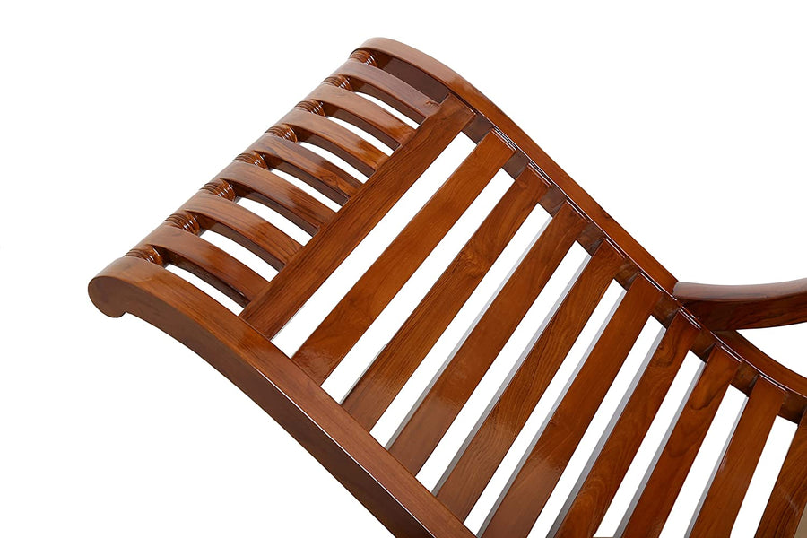 Sheesham Wood Ergonomic Rocking Chair Swaying Chair Aaram Chair Dime Store