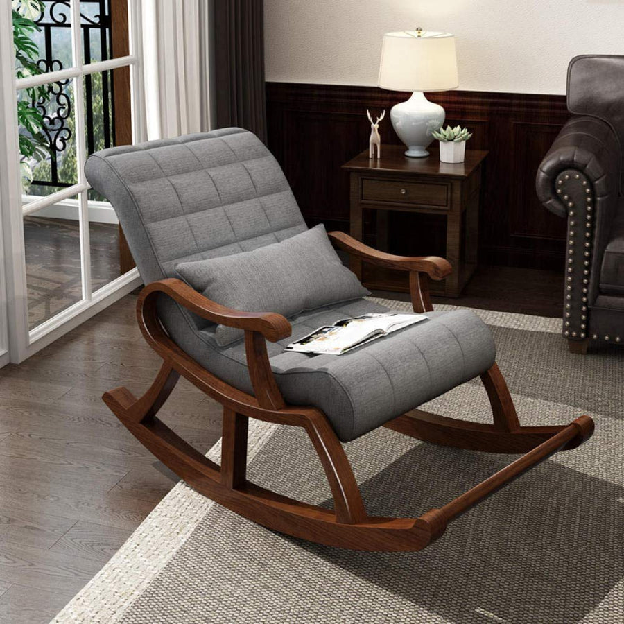 Rocking Chair Cushioned | Swing Chair Swaying Chair Aaram Chair Dime Store