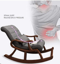 Thumbnail for Rocking Chair Cushioned | Swing Chair Swaying Chair Aaram Chair Dime Store