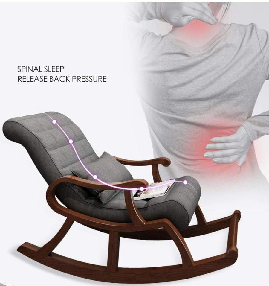 Rocking Chair Cushioned | Swing Chair Swaying Chair Aaram Chair Dime Store
