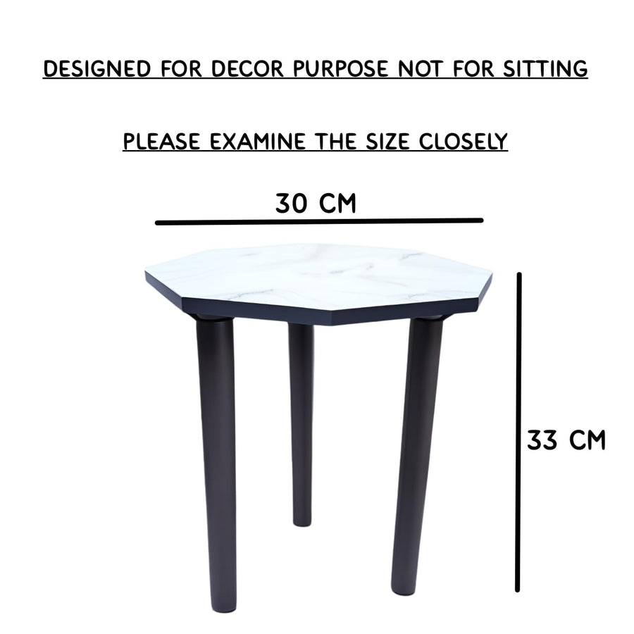 Dime Store Beautiful Antique Wooden Fold-able Side Table/End Table/Plant Stand/Stool Living Room Kids Play Furniture Table Round Shape Dime Store