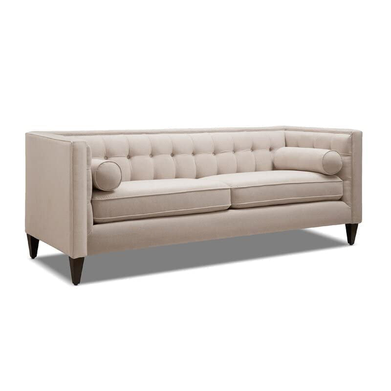 Wooden 3 Seater Modern Sofa Chesterfield Couch Loveseat for Livingroom & Hallway | Sofa for Bedroom Dime Store