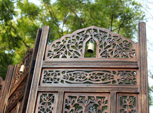 Wooden Partition for Living room and Halls | Room Divider Wall Screen , Wooden Partition for Bedroom & Office Dime Store