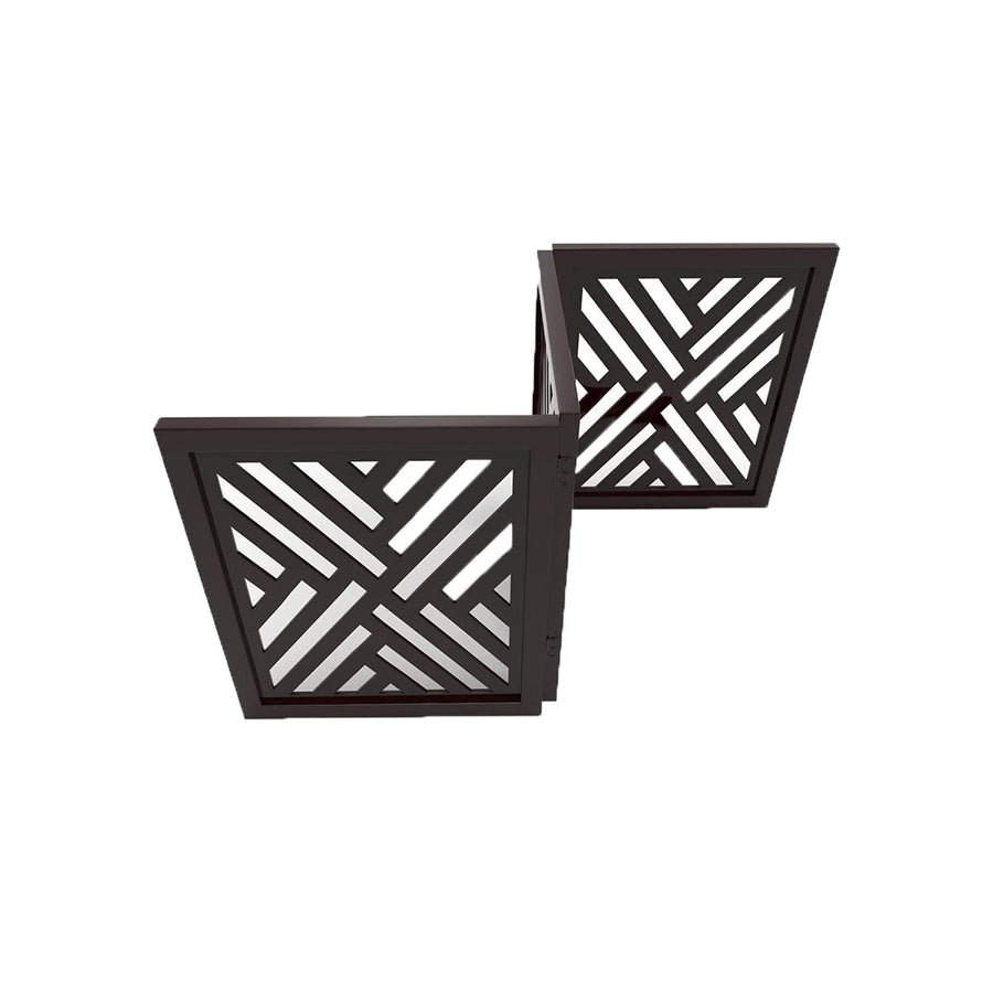 Wooden Freestanding Pet Gate Step Over Fence Expands Up to 54" Wide Foldable Indoor Dog Gate and Baby Safety Fence | Pet Barrier Child Barrier Dime Store