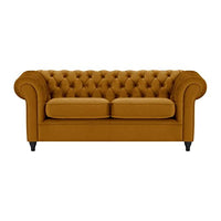 Thumbnail for Wooden Traditional Chesterfield Sofa 3 Seater for Bedroom & Hallway | Leatherette Modern Chesterfield Sofa Couch Chaise Lounge Sectional Sofa Dime Store