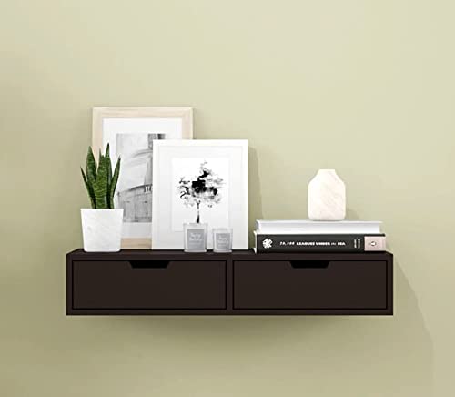 Wall Mount Floating Wall Shelf with Drawer for Living Room Home Bedroom and Home Decorative Items Storage Shelf Dime Store