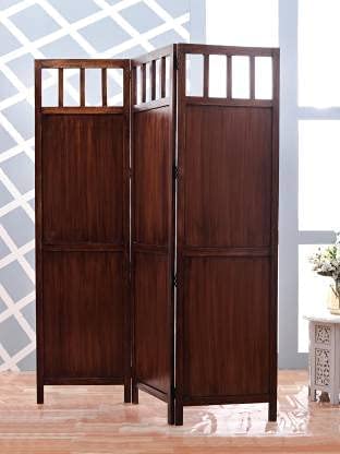 Folding Handmade Partition for Livingroom & Hall , Room Divider Separator Wall Screen for Pooja Room Dime Store