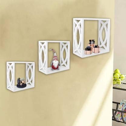 Wooden Wall Shelf Wall Mounted Wall Shelves for Living Room come Book Shelf Cube Dime Store