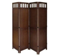 Thumbnail for Folding Handmade Partition for Livingroom & Hall , Room Divider Separator Wall Screen for Pooja Room Dime Store