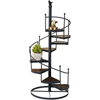 Thumbnail for Wrought Iron Planter for Balcony & Indoor , Spiral Stair Shape Flower Pot , Vase stand for Outdoor | Home Decoration Dime Store