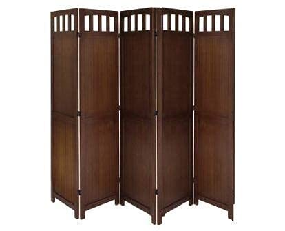 Folding Handmade Partition for Livingroom & Hall , Room Divider Separator Wall Screen for Pooja Room Dime Store