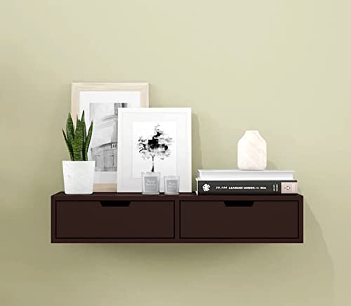 Wall Mount Floating Wall Shelf with Drawer for Living Room Home Bedroom and Home Decorative Items Storage Shelf Dime Store
