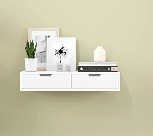 Wall Mount Floating Wall Shelf with Drawer for Living Room Home Bedroom and Home Decorative Items Storage Shelf Dime Store