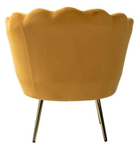 Thumbnail for Wooden Handmade Golden Legs Grey Tufted Barrel Chair with Unique Design Chair in Living room & Bedroom Dime Store