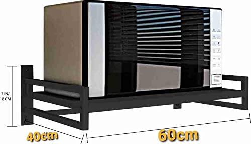 Universal Microwave Stand Oven Stand for Counter Top and Wall Mount Kitchen Organizer Shelf Dime Store