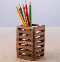 Thumbnail for Wooden Pen Stand Pencil Stand | Office supplies Table Storage Organizer | Office Desk Accessories, Pen Stands for Office Use Dime Store