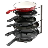Thumbnail for Pot Stand Pan Stand Tawa Stand Kitchen Rack For Storage Cast Iron Skillets, Griddles and Shallow Pots Dime Store