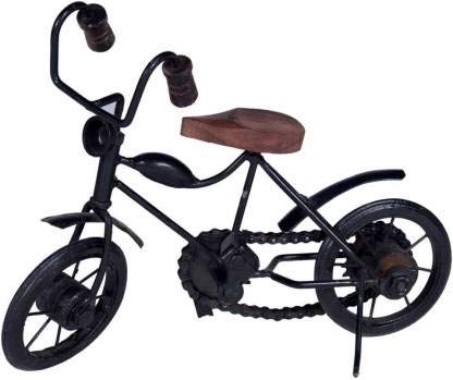 Wrought Iron Handmade Cycle Showpiece for Livingroom | Toy Gifts Showcase Display Home Desktop Décor Dime Store