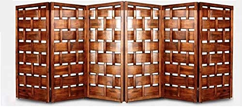 Wooden Partition for Living Rooms 4 Feet Wall Divider, Wood Screen Separator Room Divider Wall Panels for Living Room, Bedroom, Office, Restaurant Dime Store