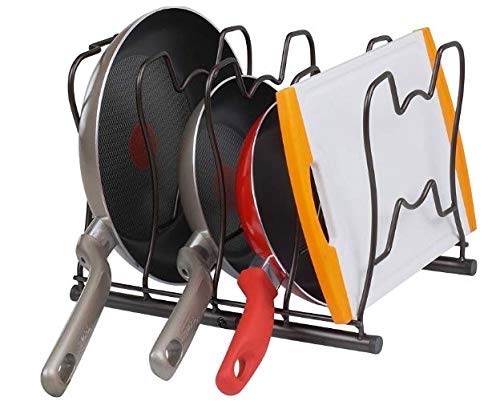 Pot Stand Pan Stand Tawa Stand Kitchen Rack For Storage Cast Iron Skillets, Griddles and Shallow Pots Dime Store