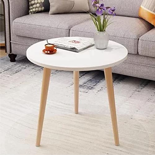 Dime Store Beautiful Antique Wooden Fold-able Side Table/End Table/Plant Stand/Coffee Table/Bedside Table/Stool Living Room Furniture Table (White, Large - 18 Inch) Dime Store