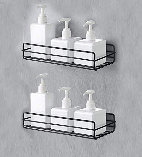 Wall Mounted Bathroom Shelf Bathroom Accessories Set for Home (Drilling Holes Required) Dime Store
