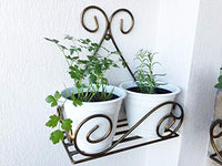 Thumbnail for Plant Stand Flower Pot Stand for Balcony Living Room Outdoor Indoor Plants Over The Balcony Grill Rack Dime Store