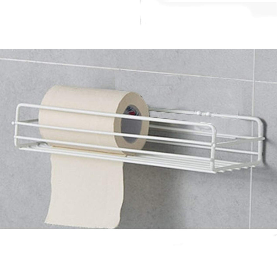 Wall Mounted Bathroom Shelf Bathroom Accessories Set for Home (Drilling Holes Required) Dime Store