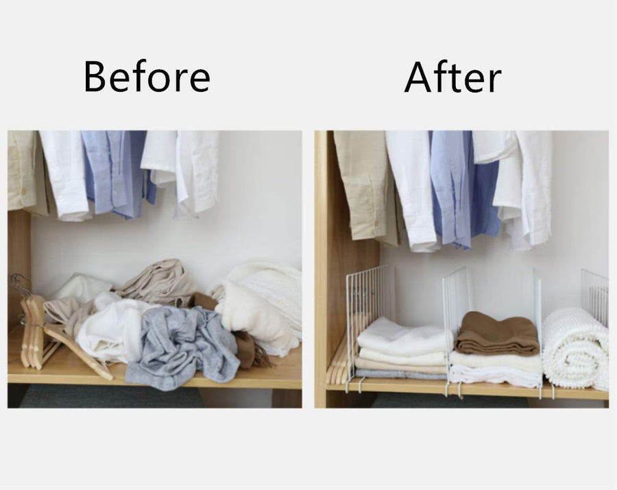 Wardrobe Organiser Cupboard Organizer for Wardrobe Shelf Organizer Cloth Organizer Closet Separator Dime Store