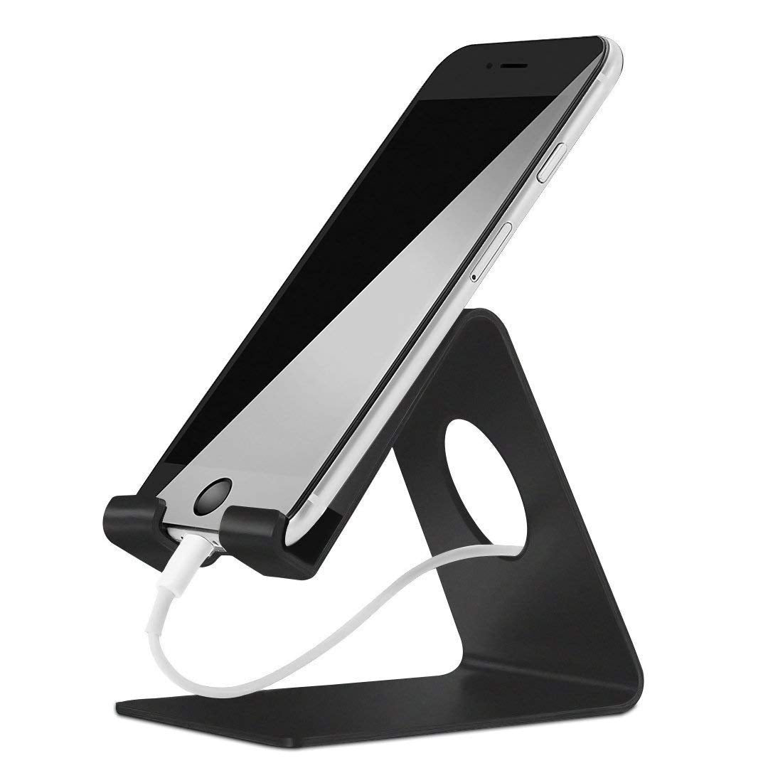 Mobile Stand Phone Stand for Table Online Classes Video Recording, Mobile Holder Tablet Upto 10.1 Inch (Metal) Dime Store