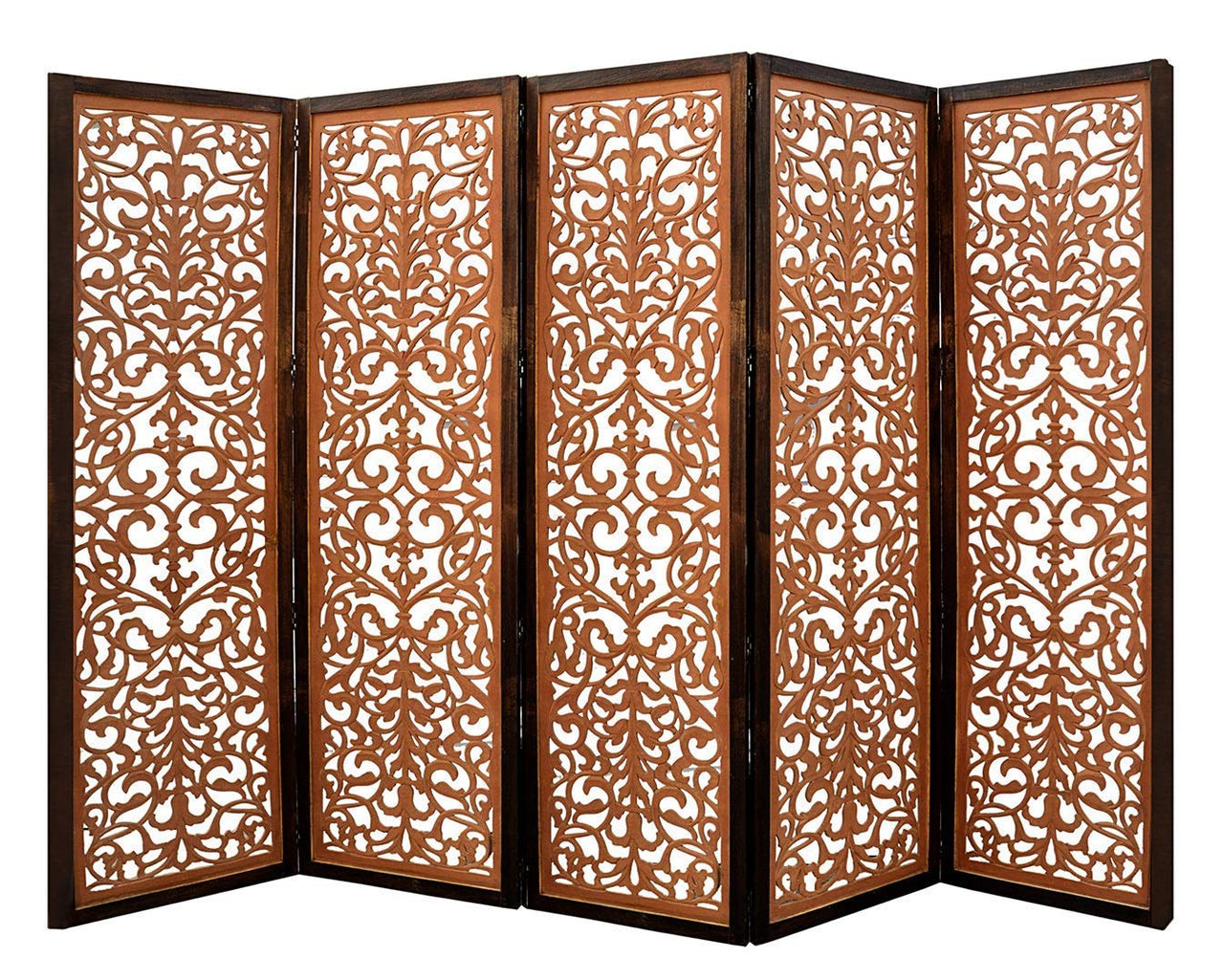 Wooden Folding Room Partition for Living Rooms Wall Screen Separator & Room Divider for Living Room, Bedroom, Office, Restaurants Dime Store