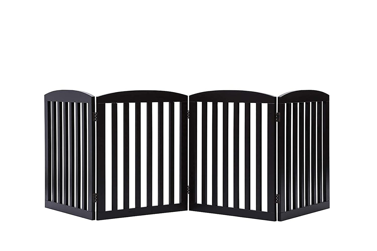 Wooden Extension Kid Safety Gate , Freestanding Pet Gate fence for Doors & Stairs | Pet Barrier Child Barrier Dime Store