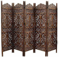 Thumbnail for Wooden Partition for Living Room Wall Screen Room Divider , Portable Room Separator Traditional Handicrafts Screen Separator Dime Store
