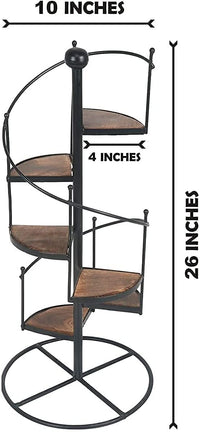 Thumbnail for Wrought Iron Planter for Balcony & Indoor , Spiral Stair Shape Flower Pot , Vase stand for Outdoor | Home Decoration Dime Store