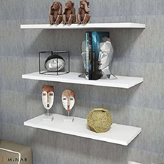 Floating Shelf Wall Mount Wall Shelves for Living Room Bedroom Storage Shelf for Home Décor Items Dime Store