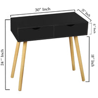 Thumbnail for Console Table Side Table for Bedroom, Living Room with Storage Drawer and Legs, Office Table Desk, Bedside Table, End Table, Study Table Dime Store