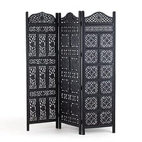 Thumbnail for Wooden Handmade Room Divider Wall Screen for Hall | Wooden Partition for Bedroom & Office Dime Store