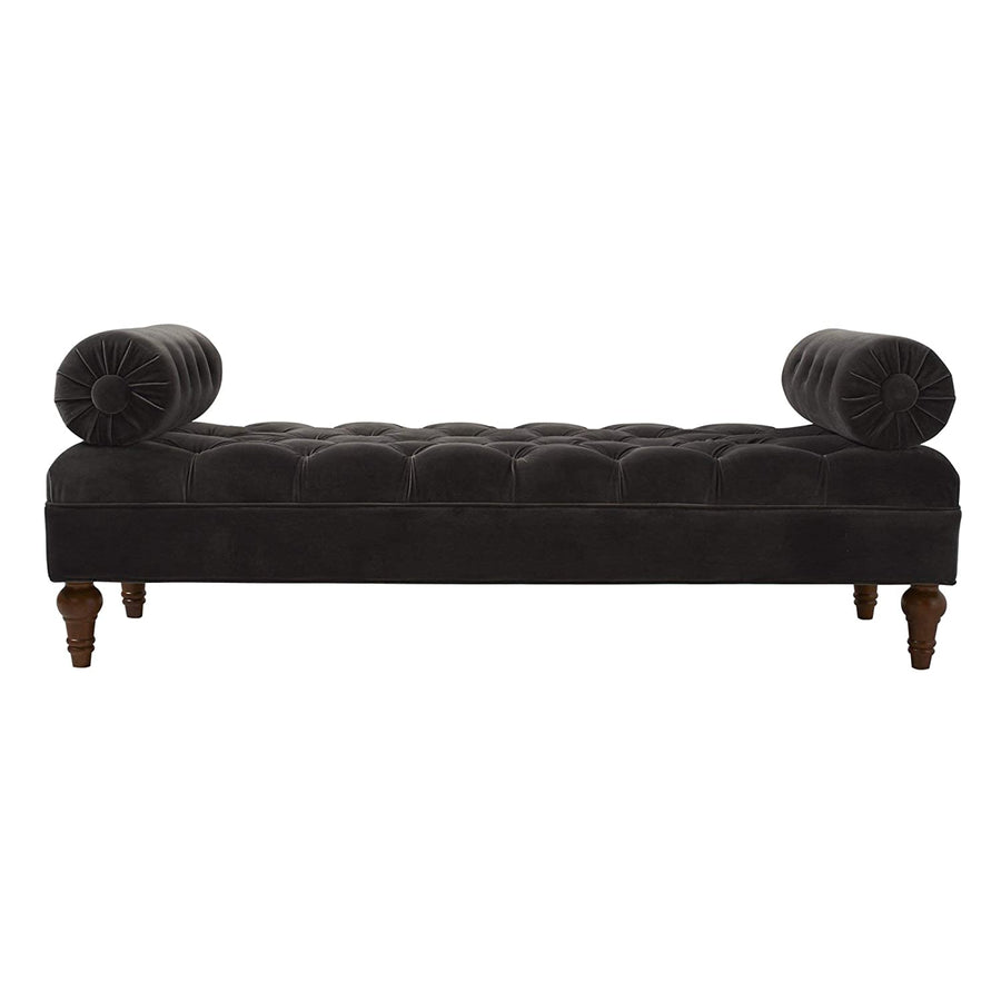 Wooden Bolstered Lounge Entryway Bench Three Seater Sofa diwan Couch Lounger Lounge diwan Settee for Living Room Sofa Set Dime Store