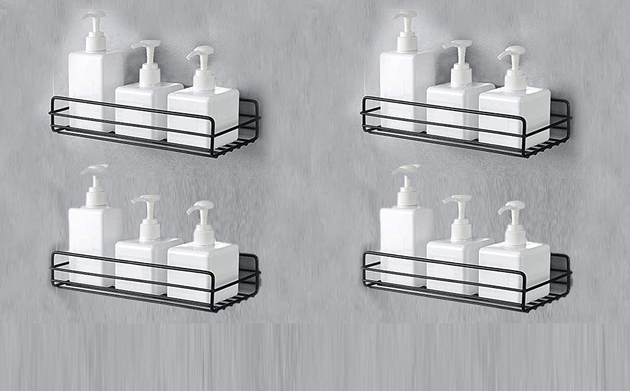 Wall Mounted Bathroom Shelf Bathroom Accessories Set for Home (Drilling Holes Required) Dime Store