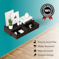 Thumbnail for Wall Mount Floating Wall Shelf with Drawer for Living Room Home Bedroom and Home Decorative Items Storage Shelf Dime Store