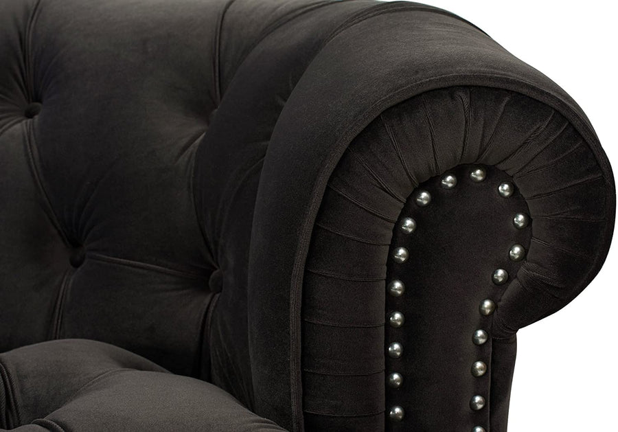 Wooden Handmade Large 3 Seater Chesterfield Sofa Modern Design Sofa for Livingroom  & hallway | Sofa for Bedroom | Home Furniture Decorative Sofa Dime Store