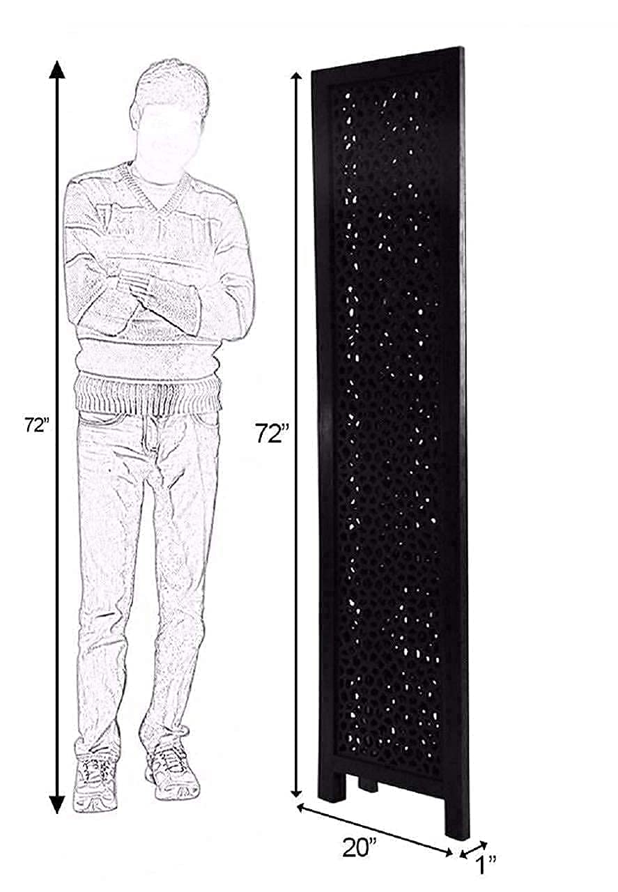 Wooden Room Partition for Living Room | Wooden Screen Separator | Wooden Room Wall Divider | Wooden Hall Partition Dime Store